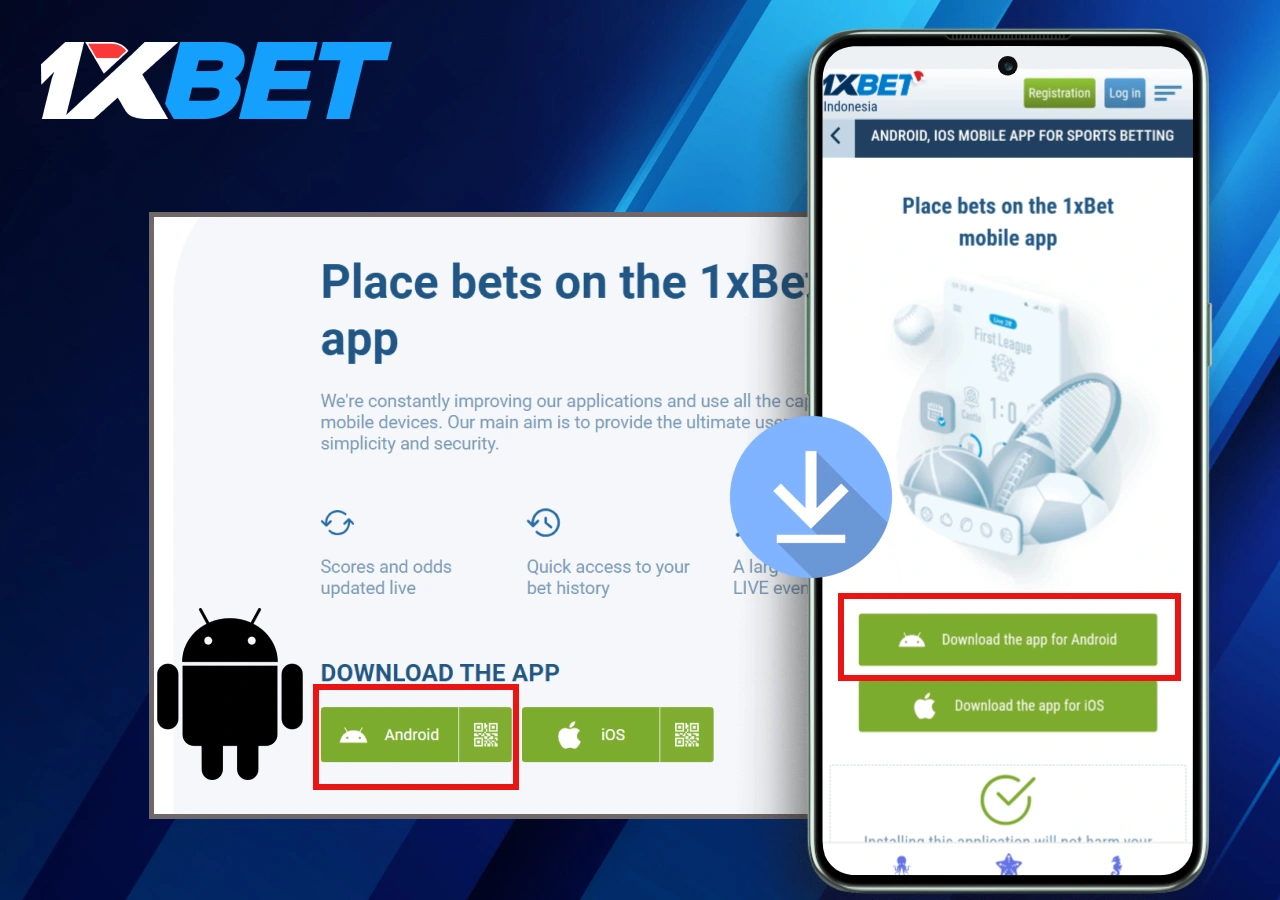 1xBet APK for Android how install