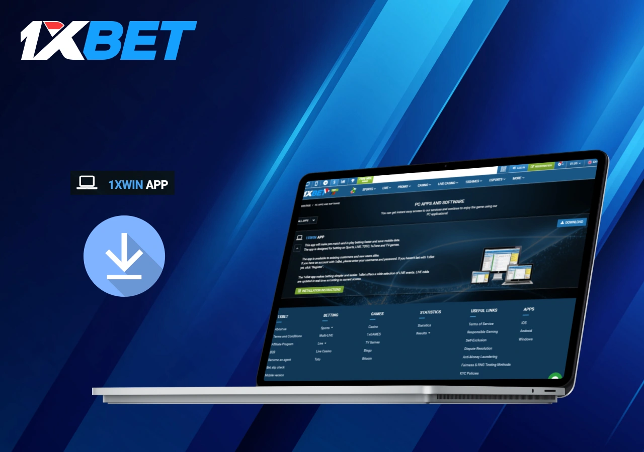 how to install 1xBet App for PC