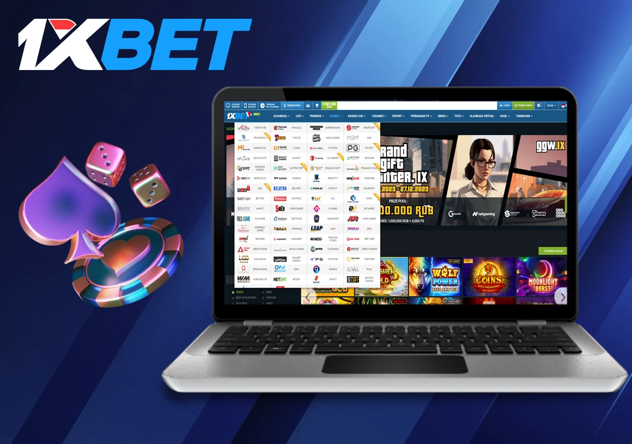 Selection of games for 1xBet players