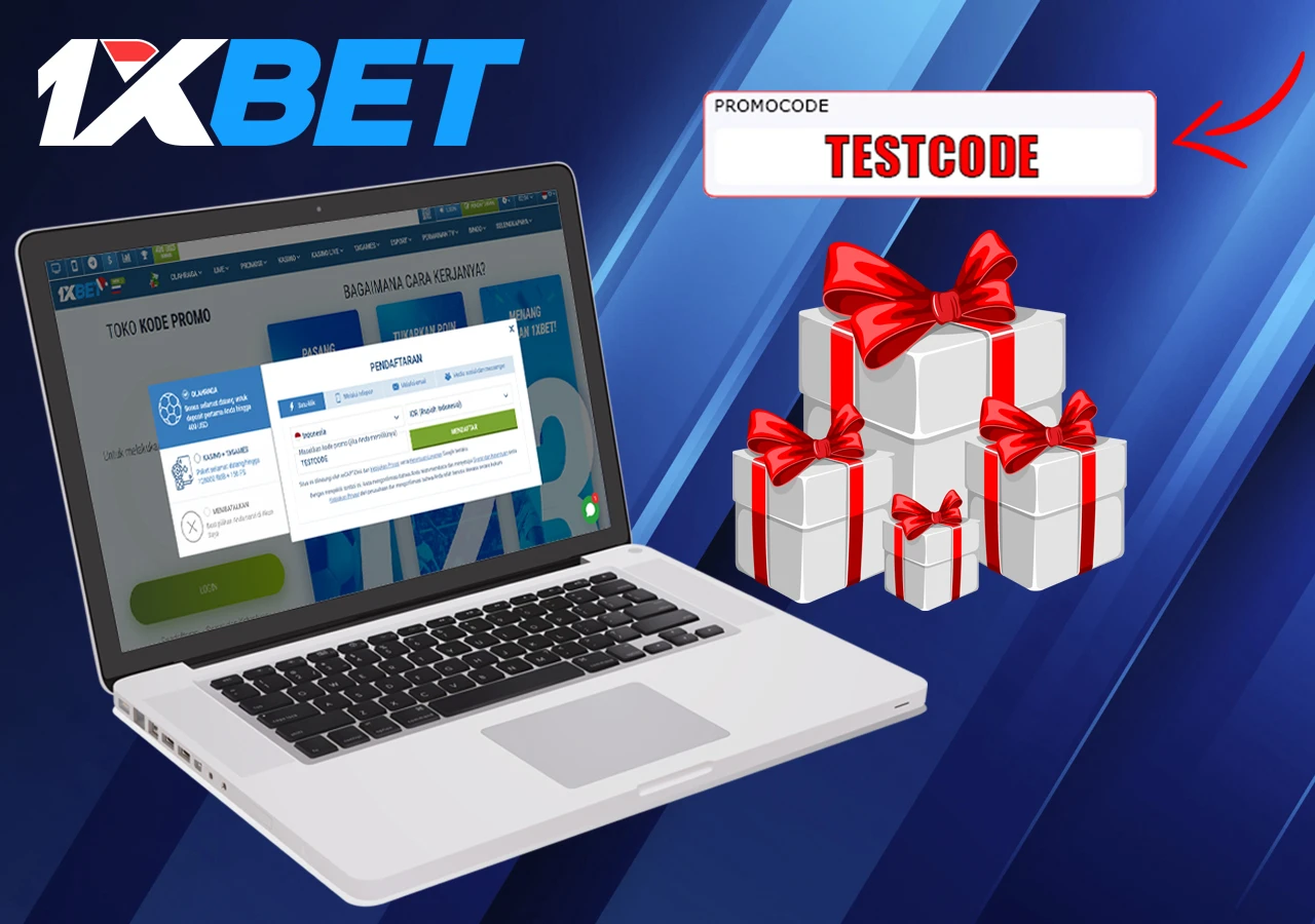 Promo code TESTCODE for 1xbet users