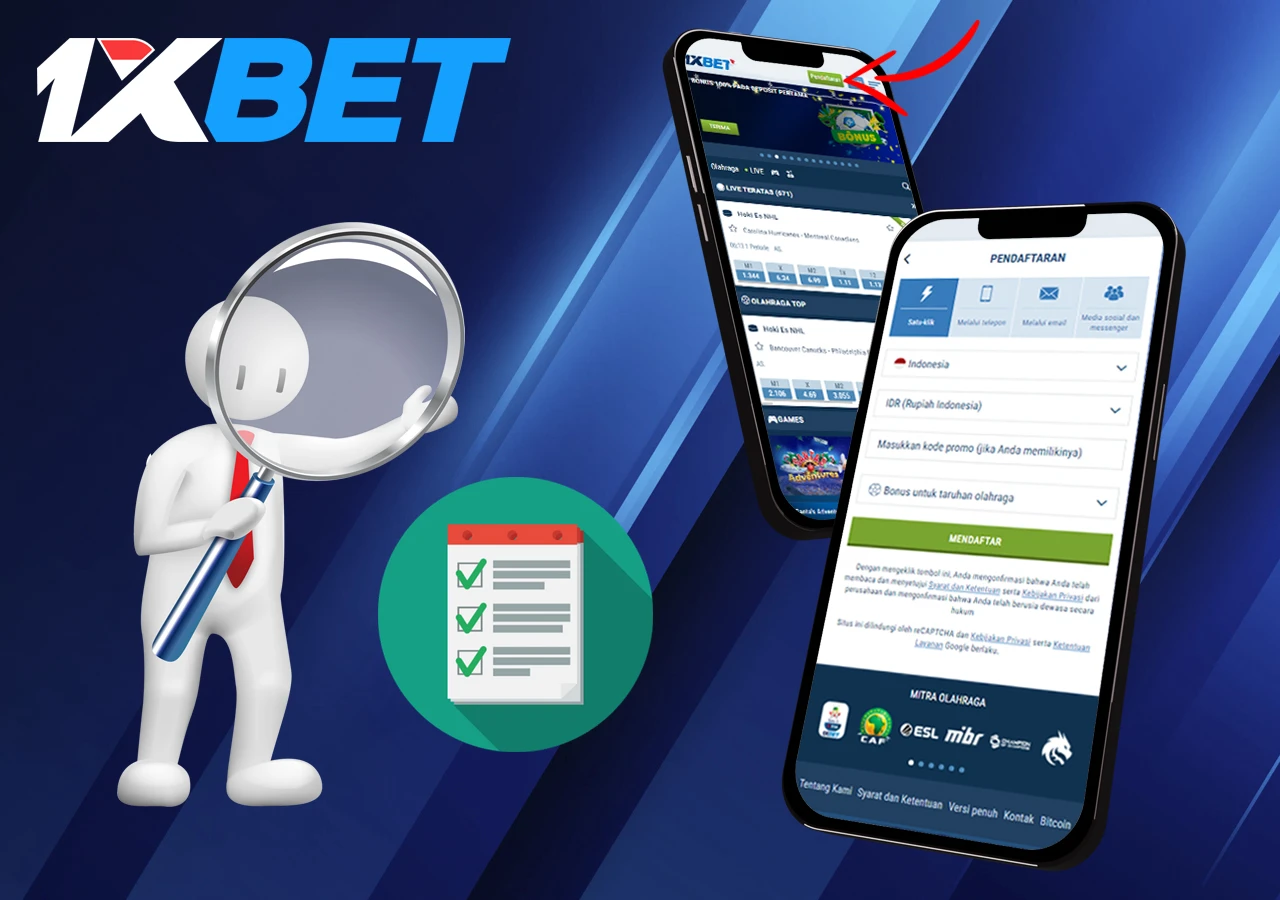 How to Register and Claim the Bonus for 1xBet players in Indonesia