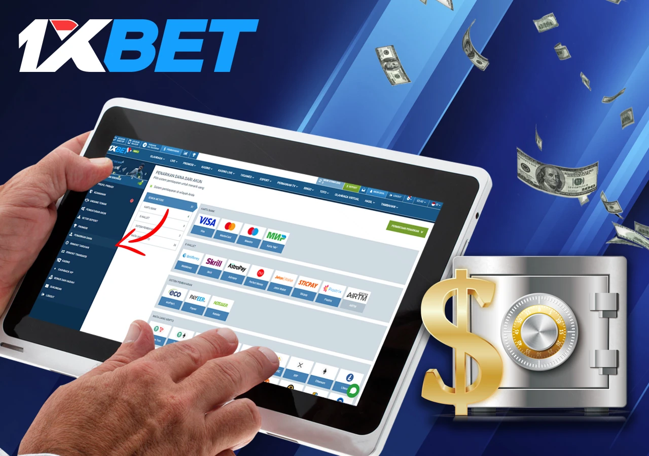 Withdrawal of 1xBet bookmaker in Indonesia