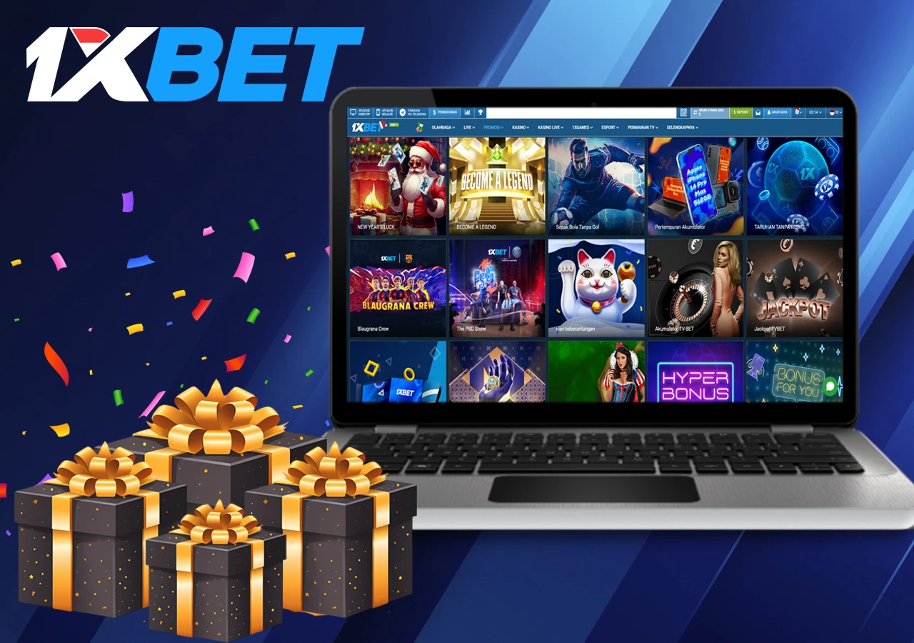 Available bonuses on 1xBet Indonesia