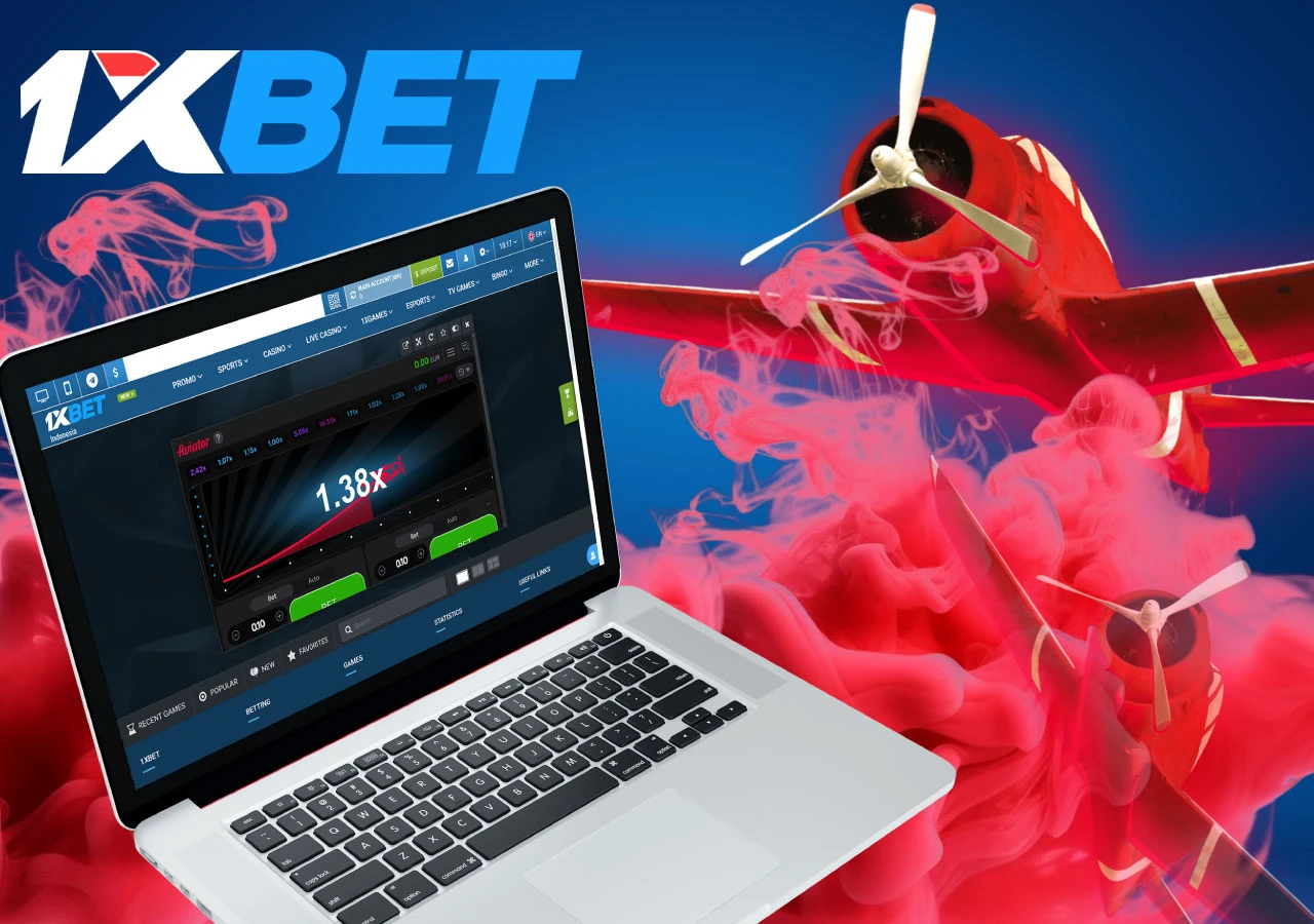 Register at 1xBet and play one of the most popular crash games Aviator