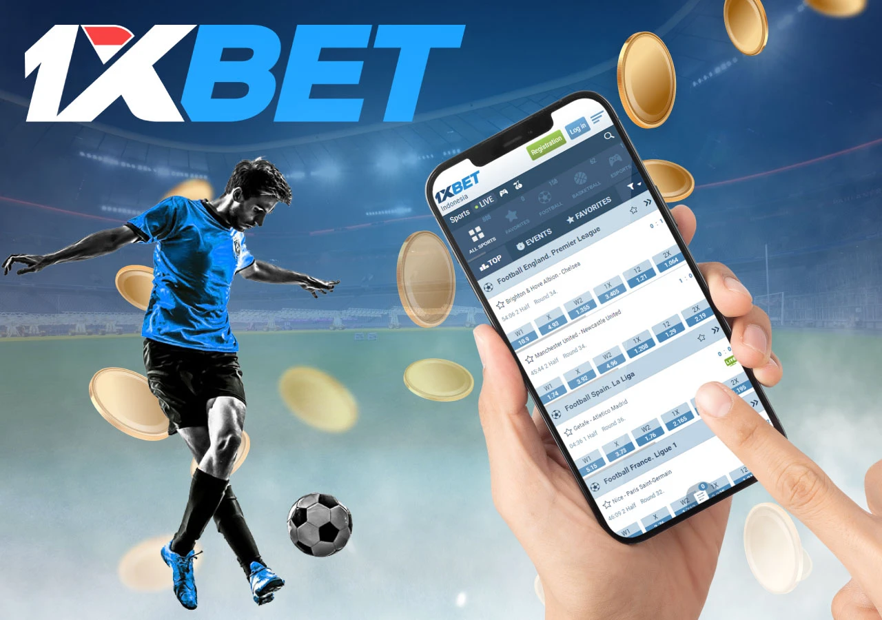 The 1xBet mobile app is just as convenient for betting as the website